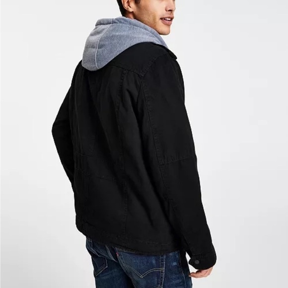 LEVI’S Sherpa Lined Two Pocket Hoooded Trucker Jacket - Picture 4 of 14